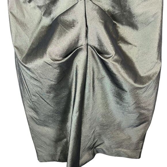 Cachet Womens Green Lined Babydoll Ruched Whimsigoth Sleeveless Party Dress 8 - Picture 14 of 16